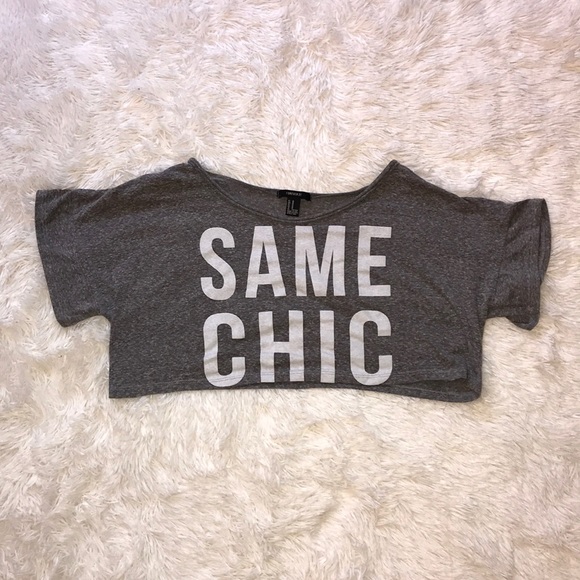 “same chic” crop top - Picture 1 of 1